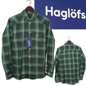 ♪【新品 国内正規品 定価14300円】HAGLOFS ホグロフス 604155 Tarn Flannell Shirt MEN メンズ ターン フランネル シャツ S グリーン系