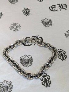 CHROME HEARTS ラージ ペーパーチェーン ブレスレット 8インチ