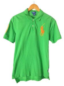 POLO RALPH LAUREN◆ビッグポニー半袖ポロシャツ/キッズLサイズ(14-16)/コットン/グリーン