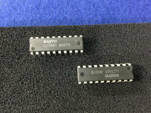 LC7881【即決即送】三洋 ２-CH 16-Bit D/A コンバーター[409/274617M] Sanyo DAC ２個