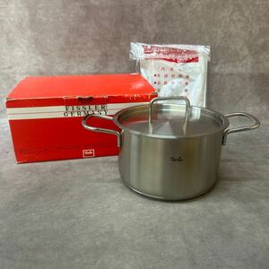 Fissler フィスラー シチューポット 16cm 蓋付 両手鍋 電磁調理器対応 底に傷あり 調理器具 お鍋