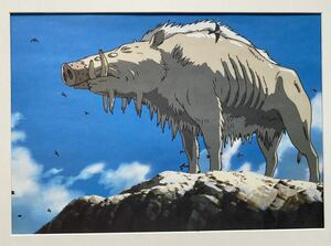 【額装品】ジブリ　もののけ姫　ポスター　宮崎駿　カレンダー　C STUDIO GHIBLI 検)セル画　原画　ポストカード　イラスト