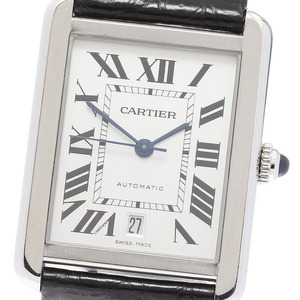 カルティエ CARTIER W5200027 タンクソロXL デイト 自動巻き メンズ _845719