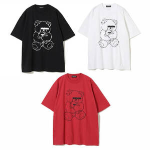 ★新品未使用★UNDERCOVER x KOSUKE KAWAMURA Bear Print T-Shirts BLACK 熊Tシャツ アンダーカバー 河村康輔コラボ サイズ2