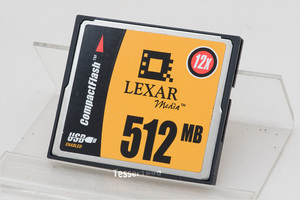 CFカード LEXAR レキサーメディア 512MB 12X [0607]