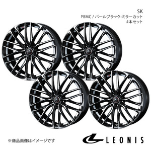 LEONIS/SK RVR GA3W/GA4W 18インチ車 アルミホイール4本セット【20×8.5J 5-114.3 INSET45 PBMC】0038347