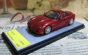 ★激レア絶版*プロ製作*BBR*1/43*Ferrari 599 GTB Fiorano - Salone di Ginevra 2006 メタリックレッド*フェラーリ≠MR