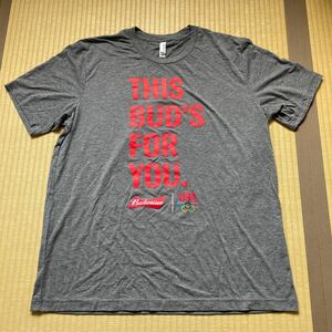 バドワイザー Tシャツ オリンピックオフィシャルTシャツ Budweiser 半袖Tシャツ 企業Tシャツ BUD ノベルティTシャツ BUDWEISER