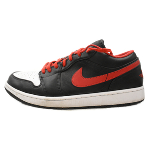 NIKE ナイキ AIR JORDAN 1 LOW 553558-063 エアジョーダン1 ローカットスニーカー ホワイトトゥー US12/30cm レッド/ブラック