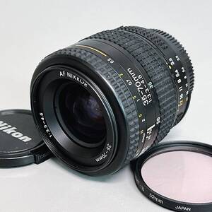 美品 ニコン カメラレンズ フィルター付き（NIKON AF NIKKOR 35~70㎜ 1：3.3-4.5）