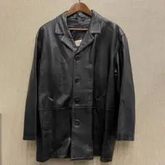 美品 LA PELLE レザージャケット FIRENZE 48 イタリア製