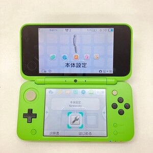 D081-O35-2781 NINTENDO 任天堂 Newニンテンドー2DSLL 本体 MINECRAFTパック マインクラフト モデル JAN-001 通電確認OK