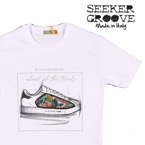 SEEKER GROOVE（シーカーグルーブ） Uネック半袖Tシャツ 3382 ホワイト XXL 22976wh 【S22985】