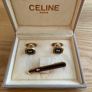 1円〜　CELINE セリーヌ　カフス　ネクタイピン