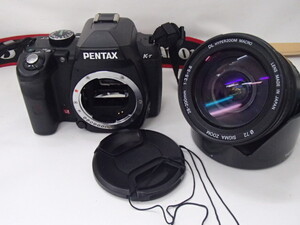 ＃66424【中古品】PENTAX K-r SR SIGMA ZOOM レンズ 1:3.5-5.6 28-200ｍｍ ペンタックス　デジタル一眼レフ カメラ