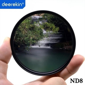 deerekin 49mm 薄枠 ND8 NDフィルター 減光フィルター 広角レンズ対応 簡易ケース付き 新品・未使用品