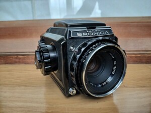 ブロニカ Bronica S2 カメラ Nikkor P 75mm f2.8セット！！☆１円～売り切り！！☆