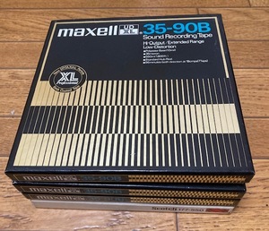 ◆maxell◆　UD XL 3巻　◆Scotch◆　177　1巻　【7号　オープンリールテープ　4巻セット　プラリール】　動作未確認・ジャンク品