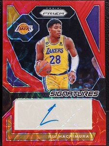 【88枚限定】2023-24 Panini Prizm Basketball Rui Hachimura Auto NBA 八村塁 直筆サイン Choice Lakers