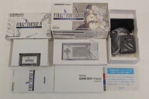 GAME BOY micro未使用 ファイナルファンタジーⅣ アドバンス 天野喜孝デザインGBミクロFFモデル同梱セット 2-E016X/1/060