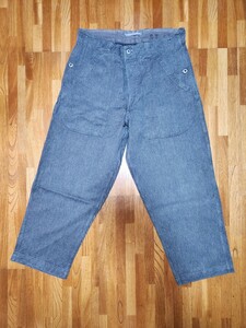 Swiss army denim 　実物　スイス軍 ヴィンテージ　リペア跡なし