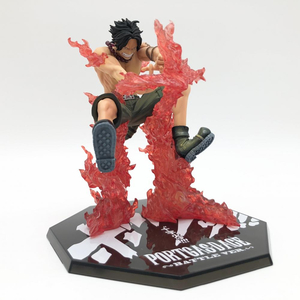 【中古】現状渡 バンダイ ONE PIECE ワンピース Figuarts ZERO フィギュアーツゼロ ポートガス・D・エース Battle Ver. 十字火