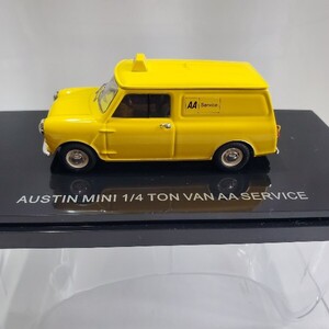 EBBRO エブロ 1/43 「AUSTIN MINI １/4 TON VAN AA SERVICE YELLOW 」 オースチン ミニ バン AA サービス 黄色 新品未使用 475