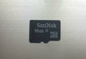 Sandisk 16GB クラス4　MicroSD　ドラレコ