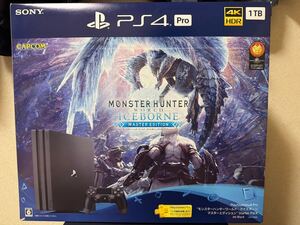 PlayStation 4 PRO PS4 MONSTER HUNTER WORLD ICE BORNE MASTER EDITION Starter Pack 1TB CUHJ-10032 プレステ4