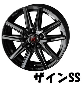 在庫品 4本セット SEIN-SS 15 6J 6.0J 5H114.3 +45 SOLID-BK ザイン 送料込¥34100～ セレナ