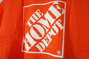 新品　HOME DEPOT ホームデポ Tシャツ　ロゴ　L アメリカ USA PFS DIY ホームセンター アウトドア ガーデニング