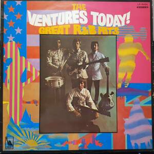 日本盤LP！赤盤！The Ventures / Today! Great R&B Hits 1968年 東芝LIBERTY LP-8494 Walk Don