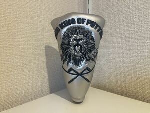 【送料無料】Zabi PUTTER COVER パターカバー　ライオン　シルバー