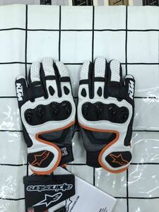 KTM グローブ　celer gloves レザーグローブ　レーシンググローブ　プロテクター　白　S/8 Sサイズアルパインスターズ　alpinstars