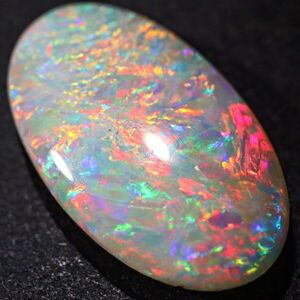 最高品質&遊色抜群!!3.210ct 天然ホワイトオパール オーストラリア産 ＜裸石 ルース White opal Australia ジュエリー jewelry natural＞