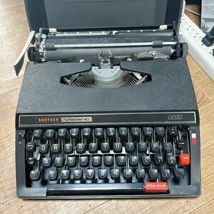 あ-4625）BROTHER ブラザー Valiant 413 タイプライター 昭和レトロ アンティーク 中古現状品