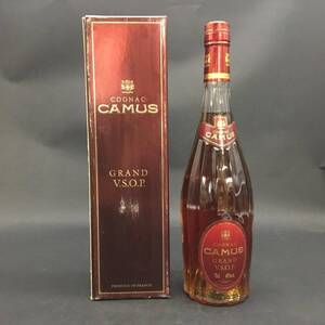 ER0923-18-5 未使用 COGNAC コニャック CAMUS カミュ GRAND VSOP アルコール ブランデー 700ml 40% H32.5 W9cm 80サイズ