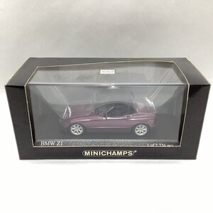 ミニチャンプス　1/43　BMW Z1 1987　パープルメタリック　MINICHAMPS　BMW Z1 Purple metallic　ミニカー