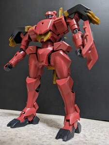 HGアヘッドスマルトロンガンプラバンダイBANDAI　説明書有付属品有　機動戦士ガンダム00 原作再現部分塗装　墨入　箱無　完成品　送料無料