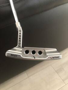 中古品SCOTTY CAMERON SELECT NEWPORT2 スコッティキャメロン セレクトニューポート2 約33インチskulllimitedスカルリミテッド【限定希少】