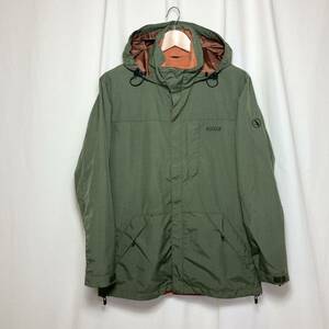 AIGLE エーグル THERMO KIT J ナイロン マウンテンパーカー オリーブグリーン M フード収納可／ジャケットコート登山アウトドア