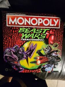 Brand New Transformers Beast Wars Monopoly Board Game - Complete/Unplayed 海外 即決