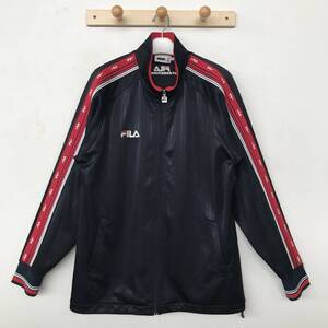 FILA フィラ 90s カネボウ期 メンズ ジャージJKT ロゴ刺繍入り 美品 size XL