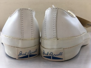 未使用　ＵＳＡ製　ジャックパーセル　ヴィンテージ　白　レザー　JackPurcell　コンバース　デッドストック　（検）チャックテイラー