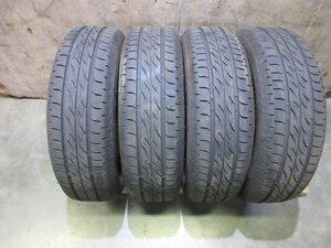 7273N2I〇 155/65R13 タイヤ ブリヂストン Ecopia NEXTRY 2021年製 4本　バリ山　 　【本州四国九州送料無料】