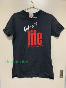 未使用☆get a life プリント☆Tシャツ☆ヴィヴィアンウエストウッド☆サイズXL☆Vivienne Westwood☆イタリー製