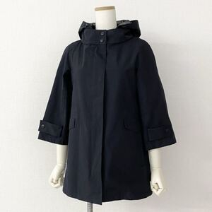 5i4 HERNO ヘルノ LAMINAR ラミナー GORE-TEX SHORT COAT ゴアテックス ショートコート 38 ネイビー 高機能アウターコレクション