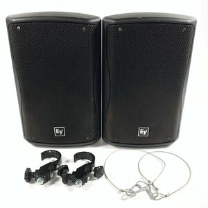 EV ELECTRO-VOICE エレクトロボイス ZX1-90 ペア PAスピーカー [ 金具x2 / ワイヤーx2 ]付き◆簡易検査品