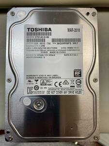 ★3.5インチ　SATA　1TB　東芝　DT01ACA100　中古品★