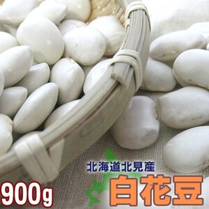 白花豆 900g（北海道北見産）【メール便対応】